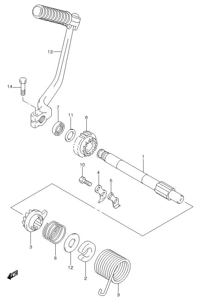 FIG.17 KICK STARTER