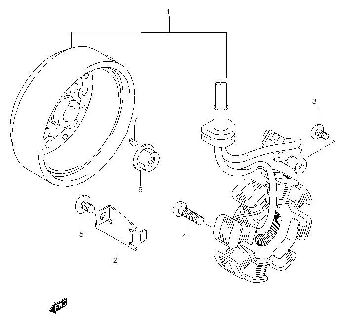 FIG.19 MAGNETO ASSY