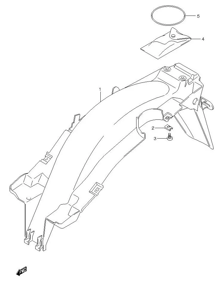 FIG.37 REAR FENDER