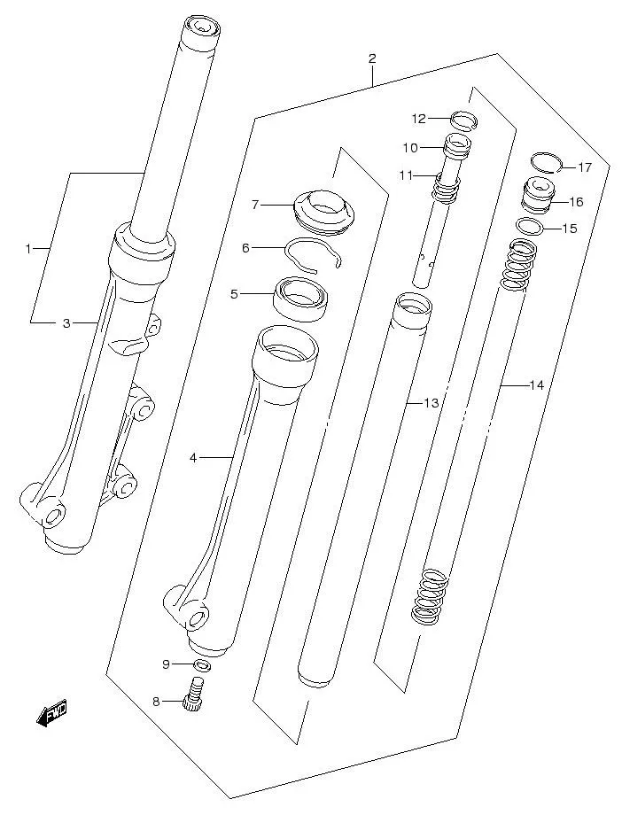 FIG.41 FRONT FORK