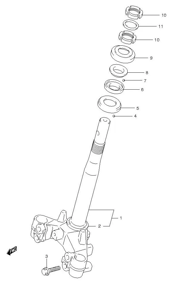 FIG.42 FRONT FORK BRACKET