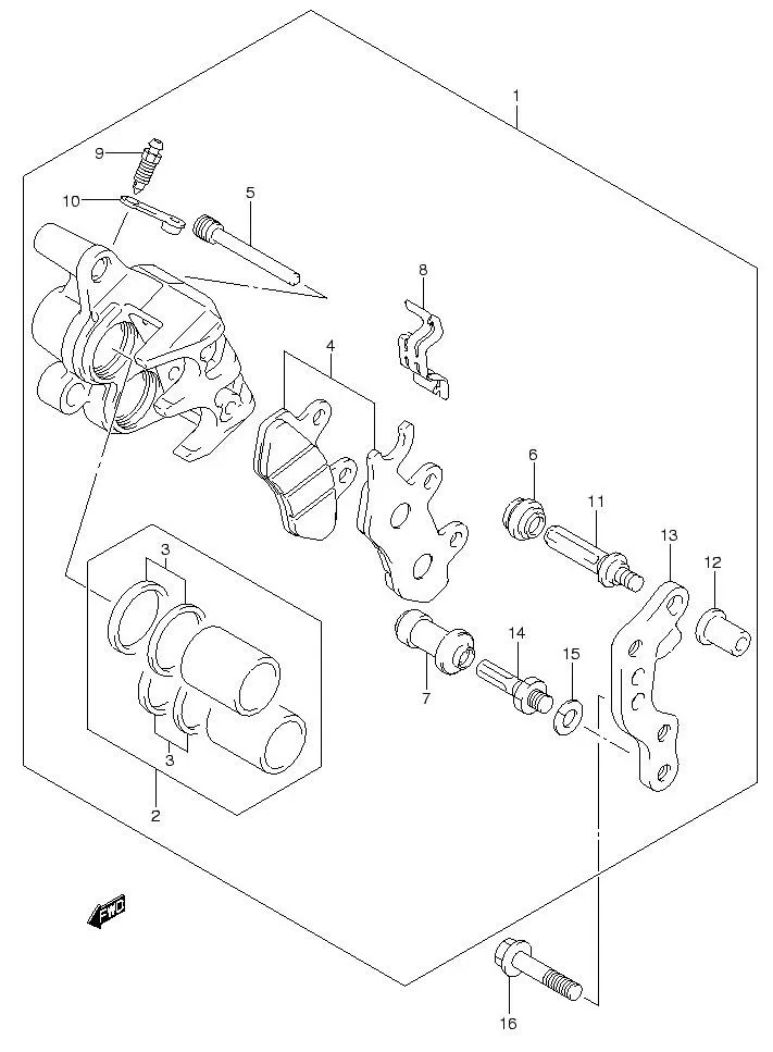 FIG.45 FRONT CALIPER