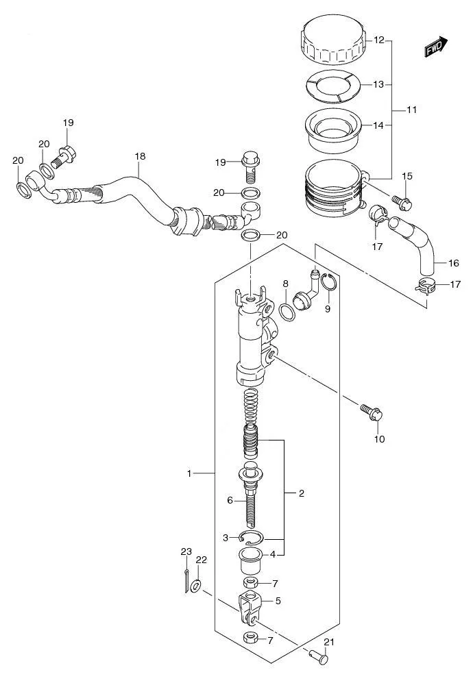 FIG.54 REAR MASTER CYLINDER