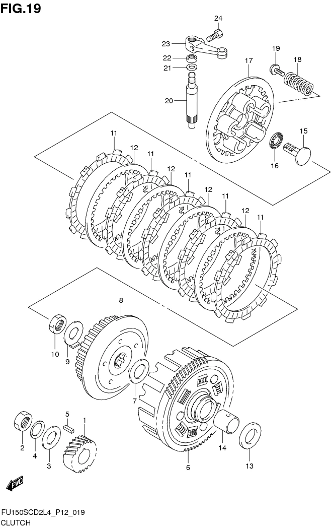 FIG.19 CLUTCH 