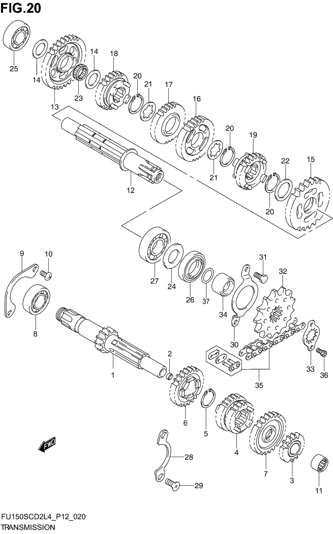 FIG.20 TRANSMISSION 