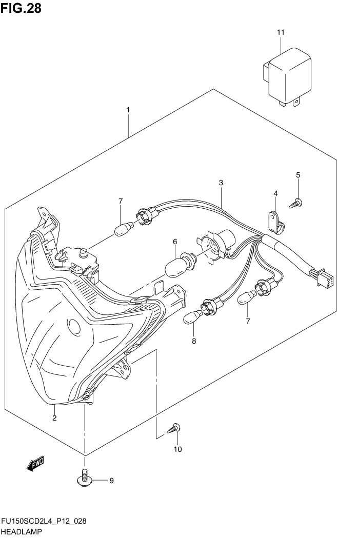 FIG.28 HEADLAMP 