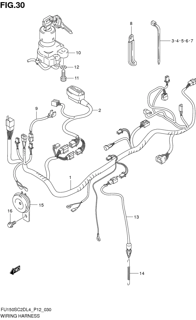 FIG.30 WIRING HARNESS 