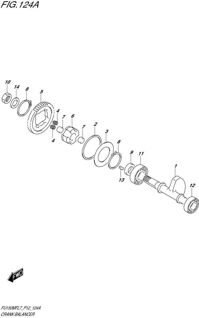 FIG. 124A CRANK BALANCER
