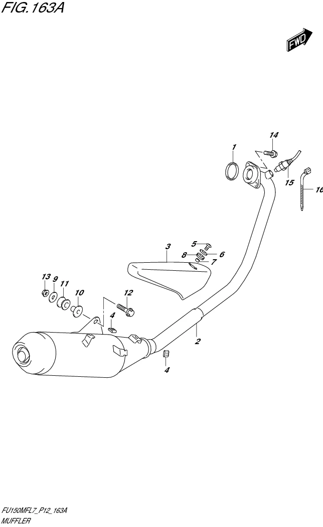 FIG. 163A MUFFLER