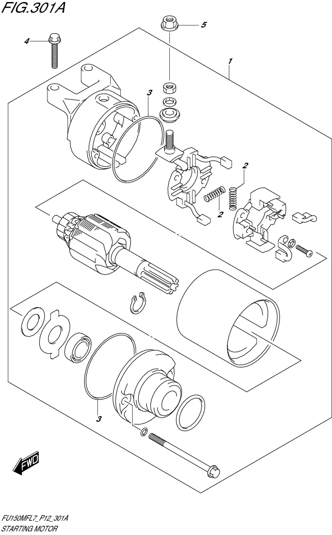 FIG. 301A STARTING MOTOR