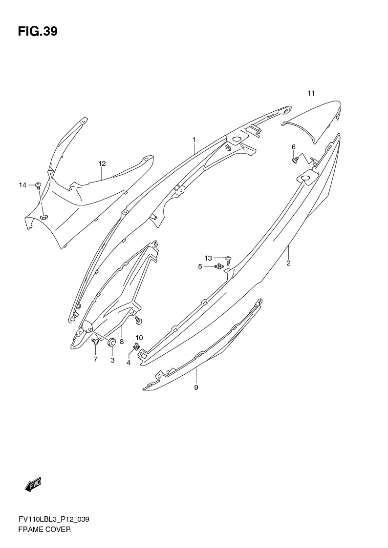 FIG. 39 FRAME COVER