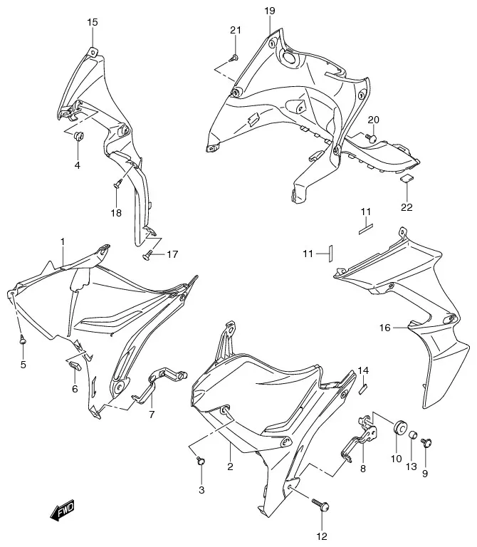 FIG.32 LEG SHIELD (FW110DL0/SDL0)