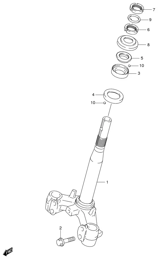 FIG.44 STEERING STEEM