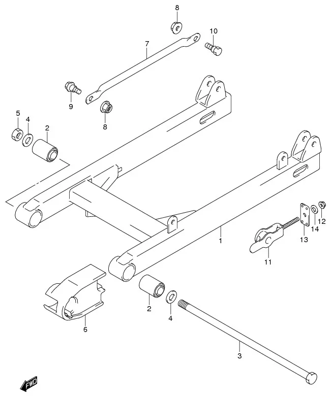 FIG.50 REAR SWINGING ARM