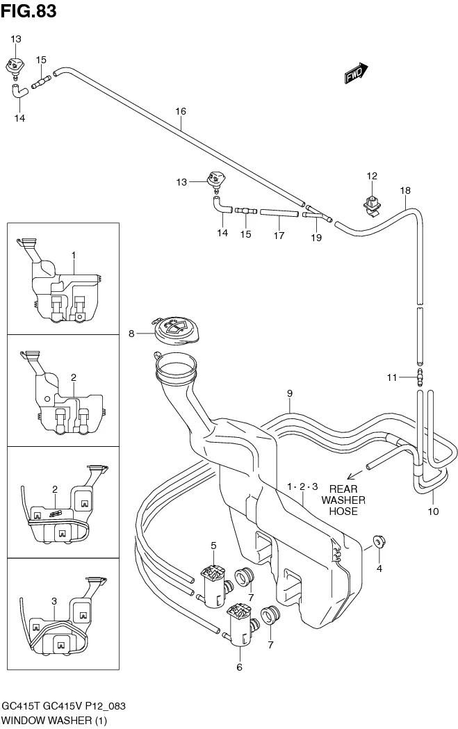 FIG.83 WINDOW WASHER (TYPE 1)