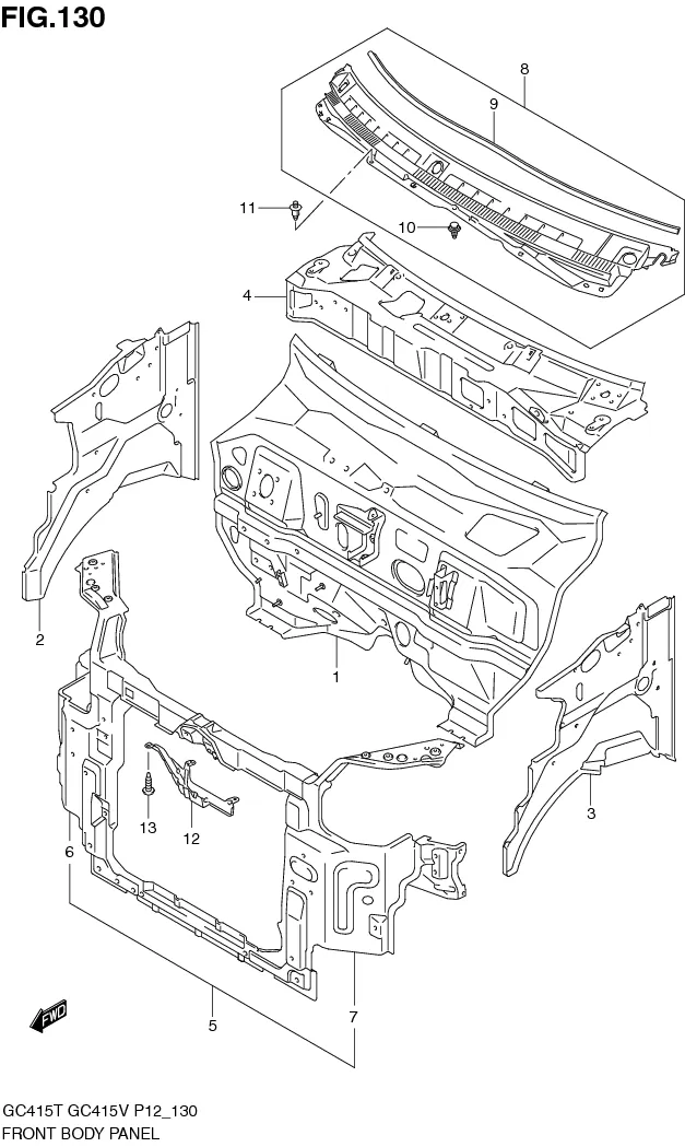 Body - Suzuki Spare Part 