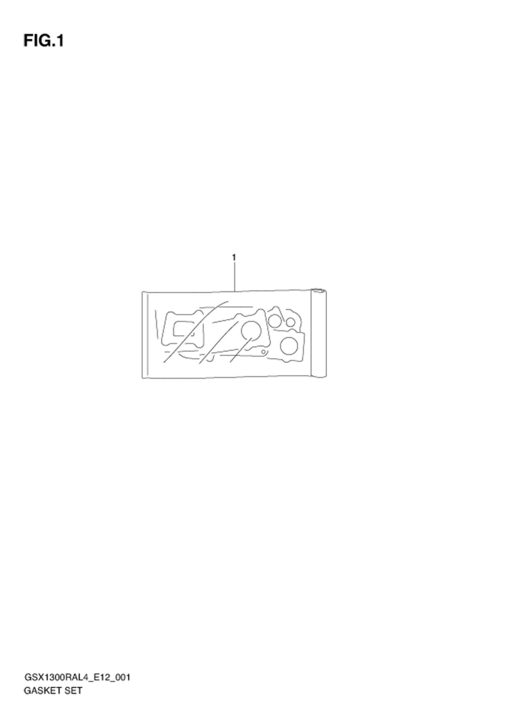 FIG.1 GASKET SET