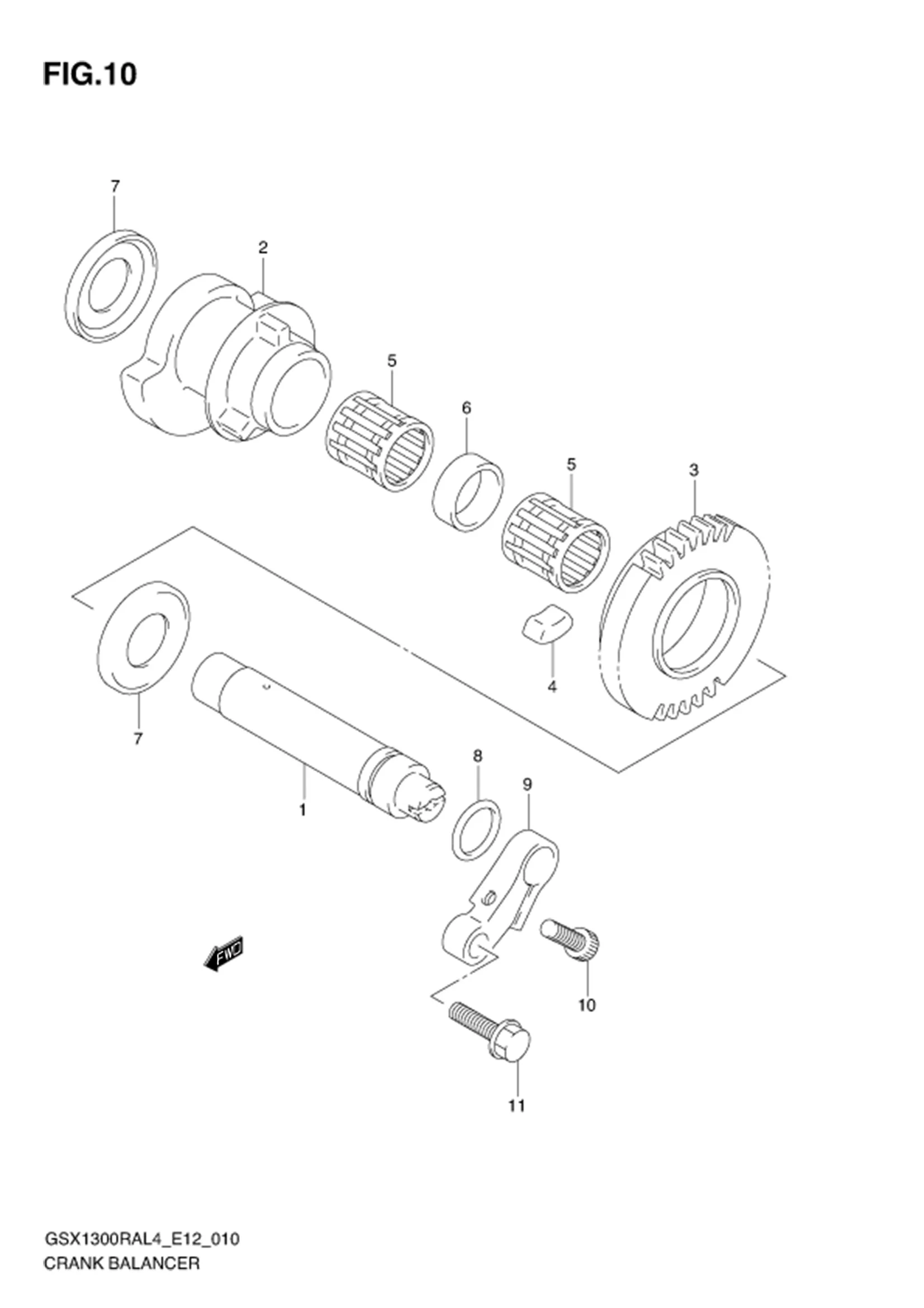 FIG.10 CRANK BALANCER