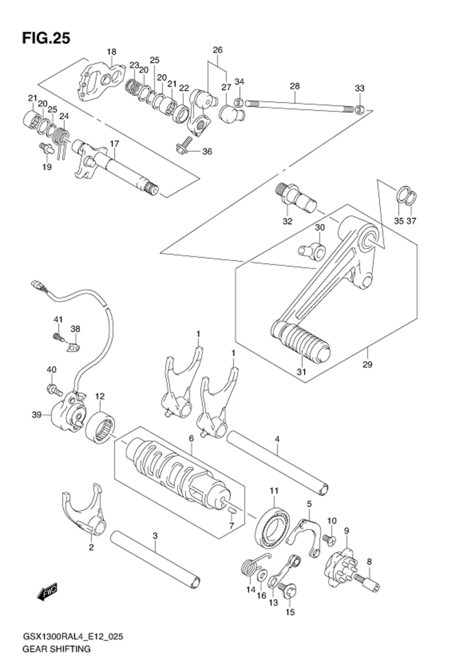FIG.25 GEAR SHIFTING