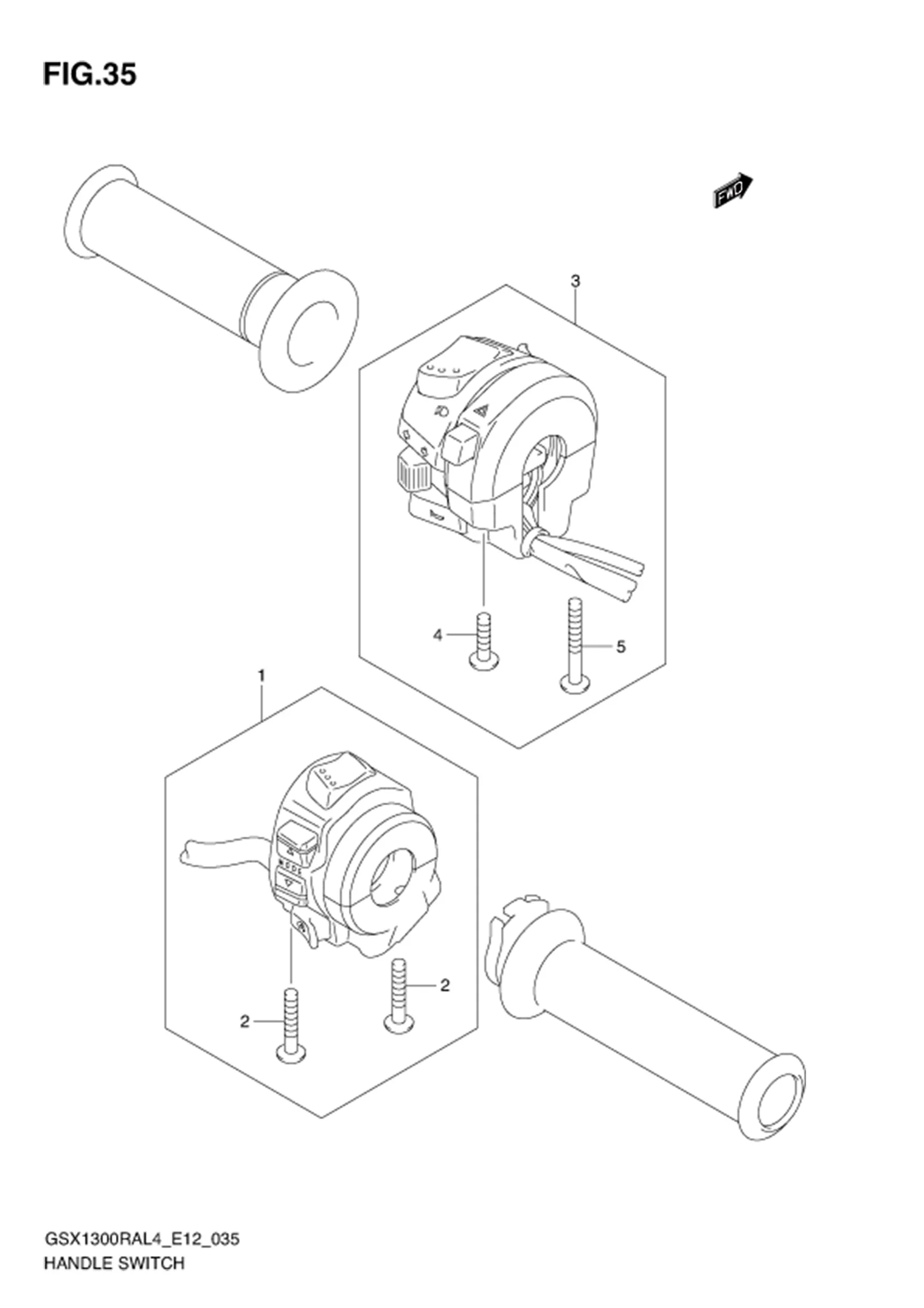 FIG.35 HANDLE SWITCH