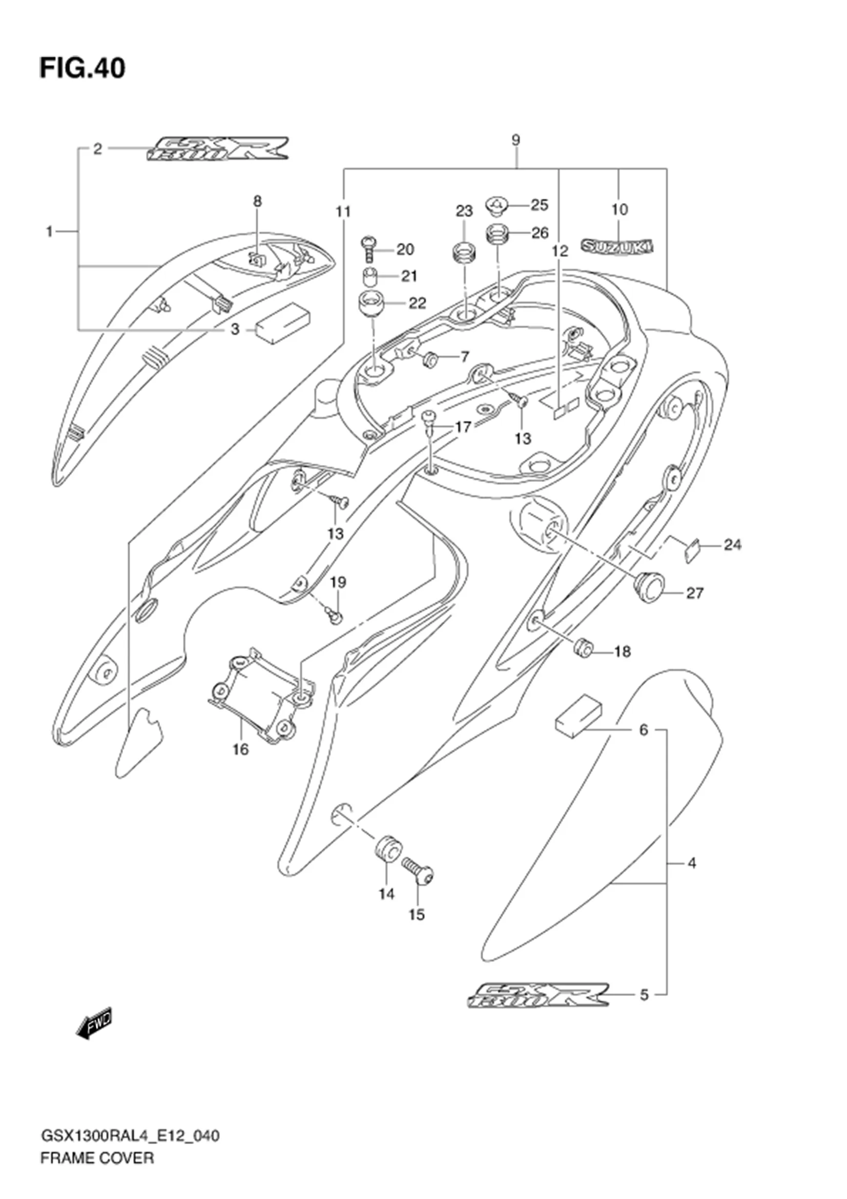 FIG.40 FRAME COVER