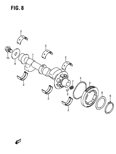 FIG. 8 CRANK BALANCER