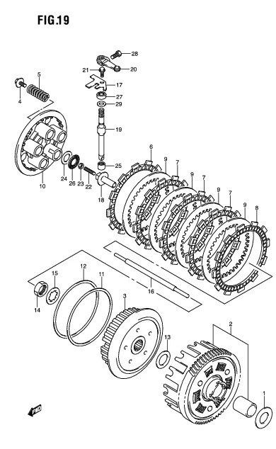 FIG. 19 CLUTCH