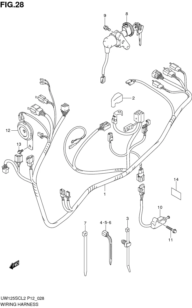 FIG.28 WIRING HARNESS
