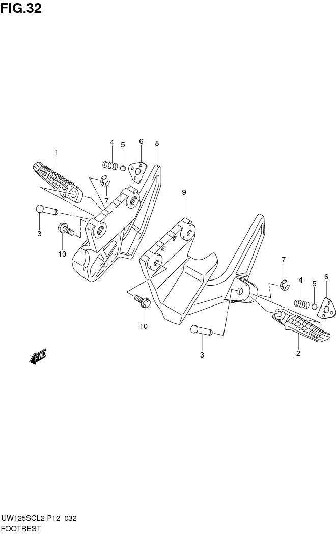 FIG.32 FOOTREST
