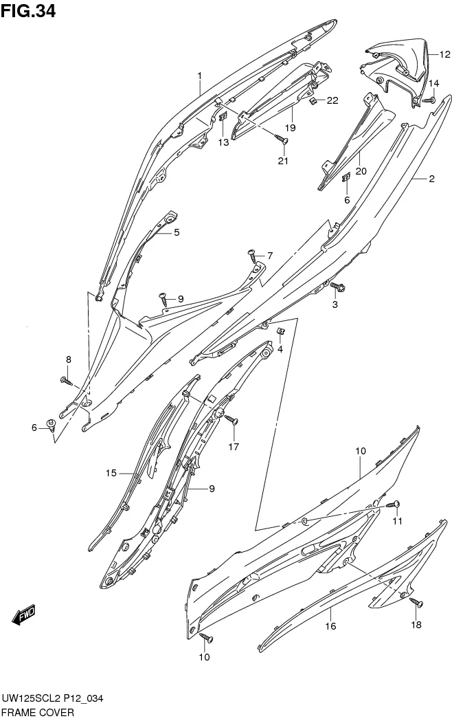 FIG.34 FRAME COVER