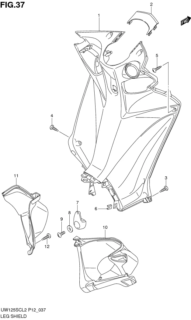 FIG.37 LEG SHIELD