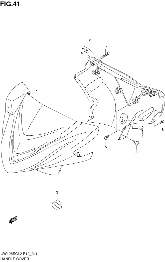 FIG.41 HANDLE COVER
