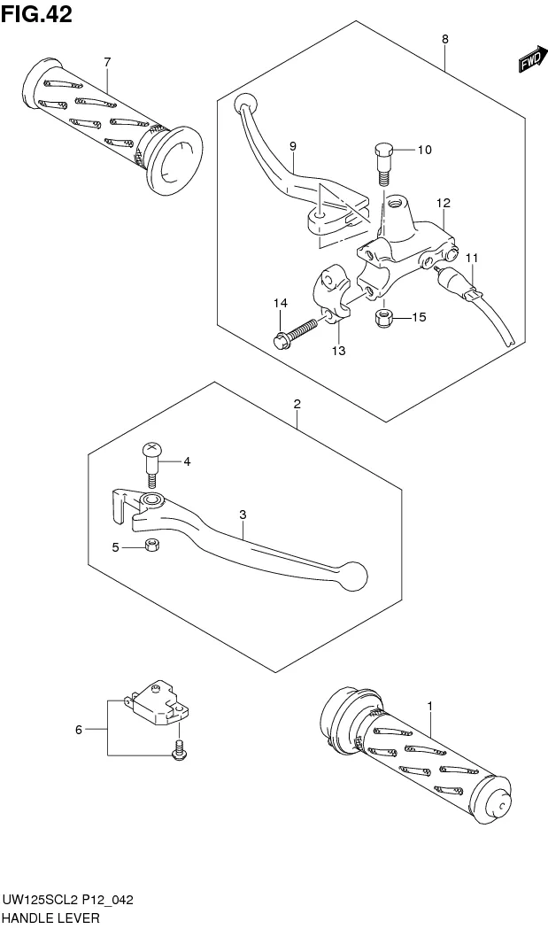 FIG.42 HANDLE LEVER
