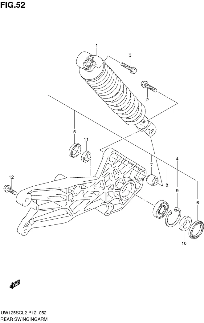 FIG.52 SWINGING ARM REAR
