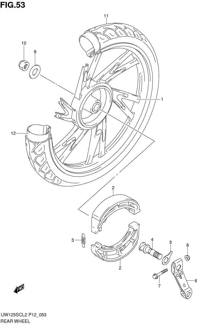 FIG.53 REAR WHELL