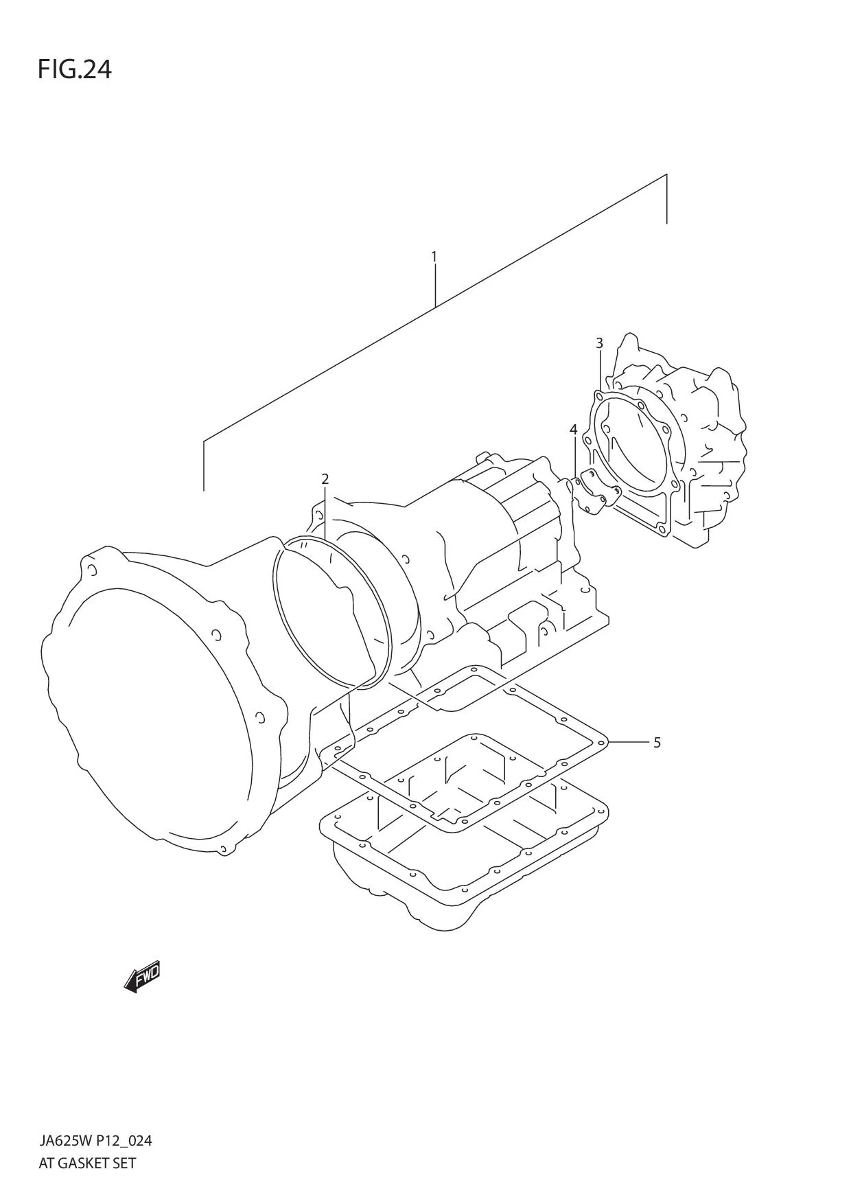 FIG.24 AT GASKET SET