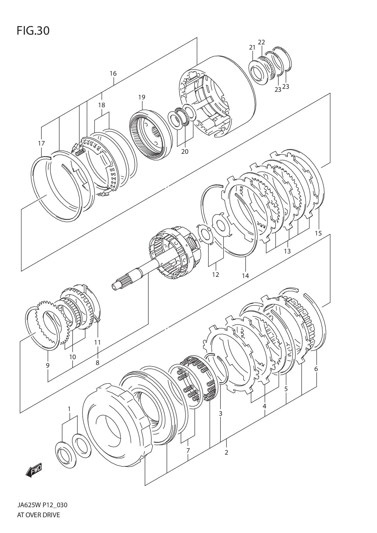 FIG.30 AT OVER DRIVE
