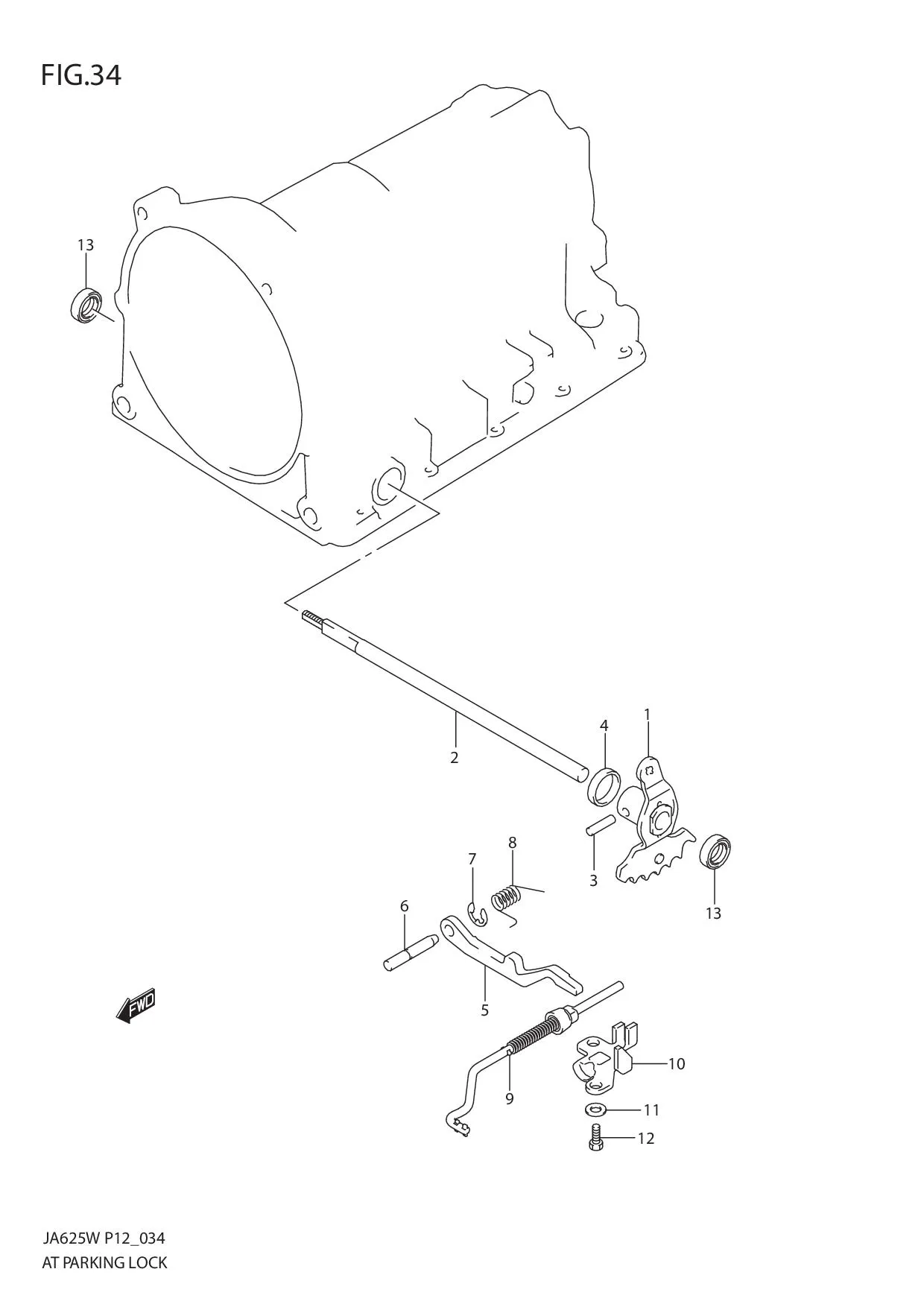 FIG.34 AT PARKING LOCK