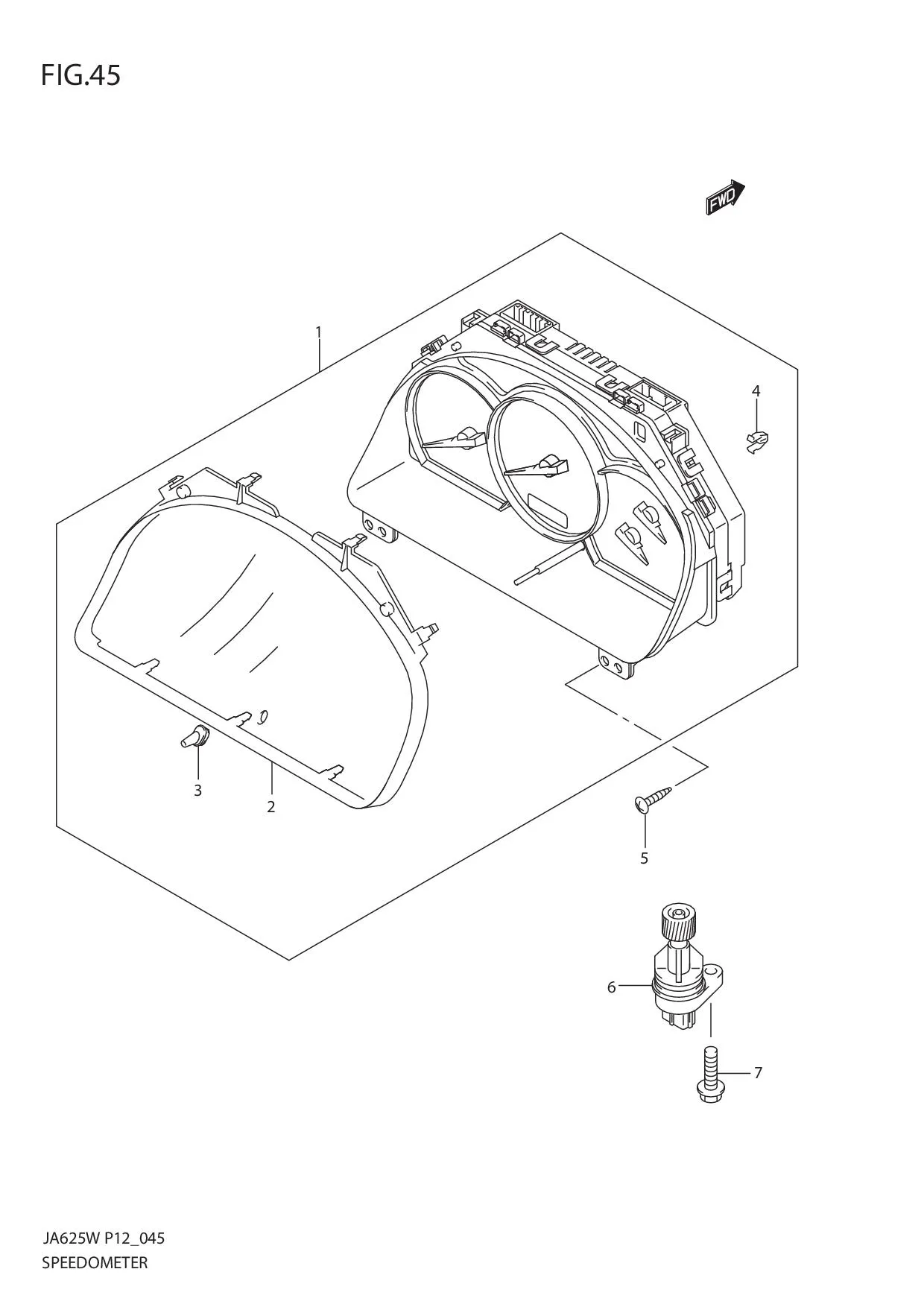 FIG.45 SPEEDOMETER