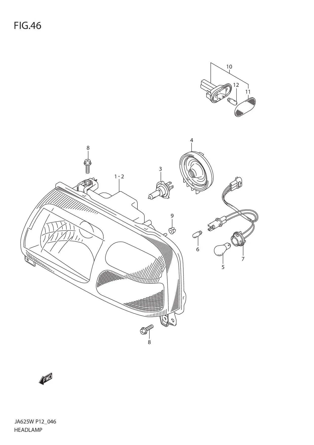 FIG.46 HEADLAMP