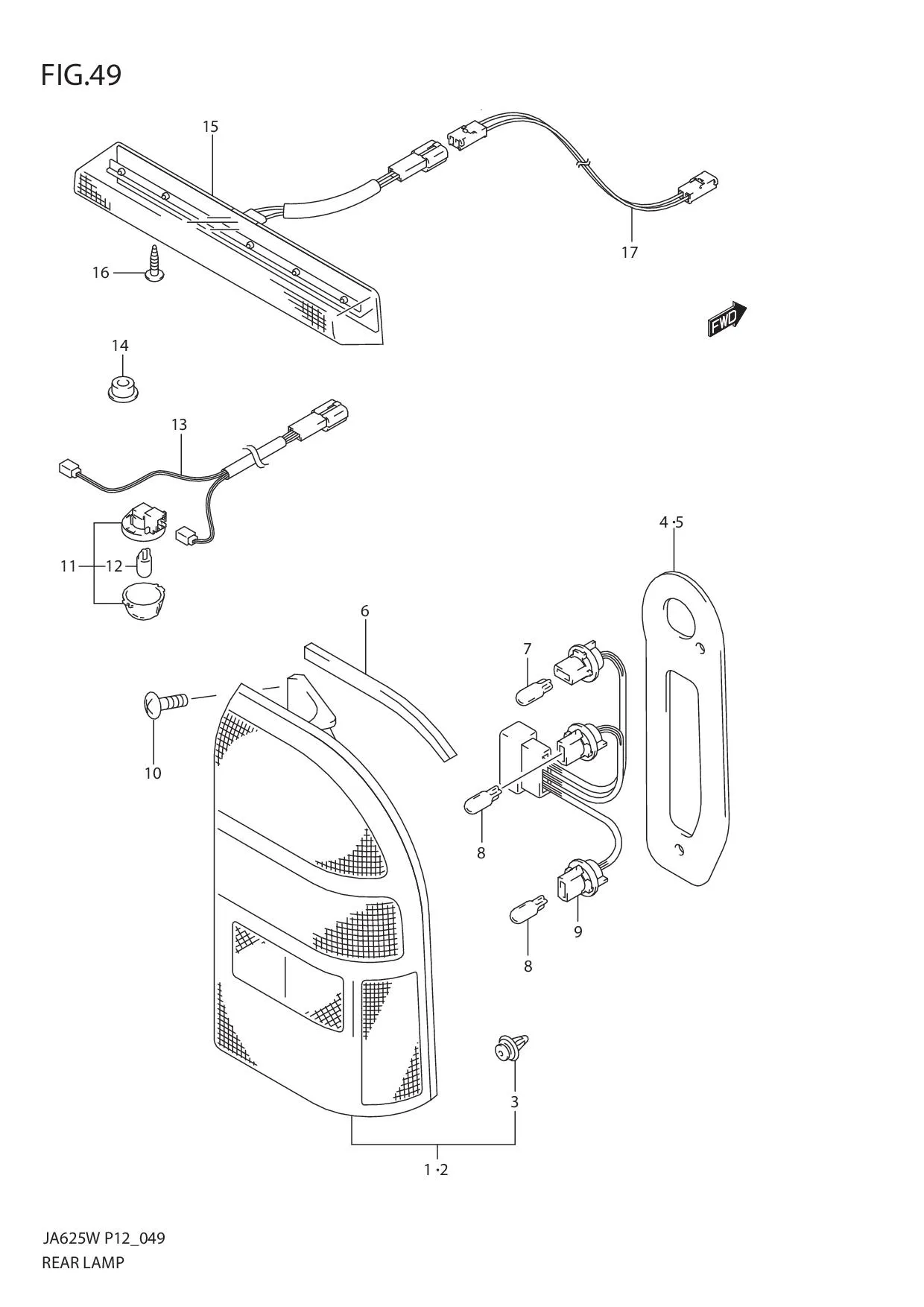 FIG.49 REAR LAMP