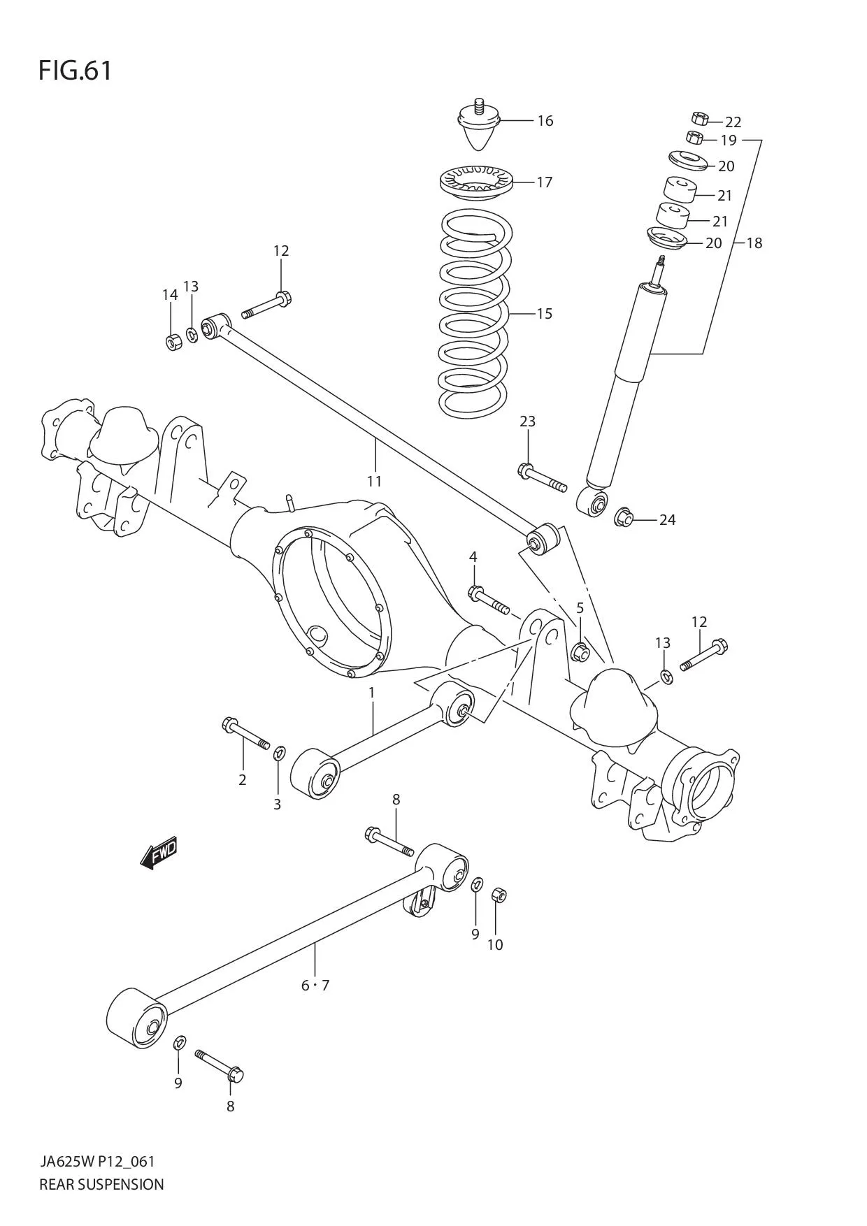 FIG.61 REAR SUSPENSION