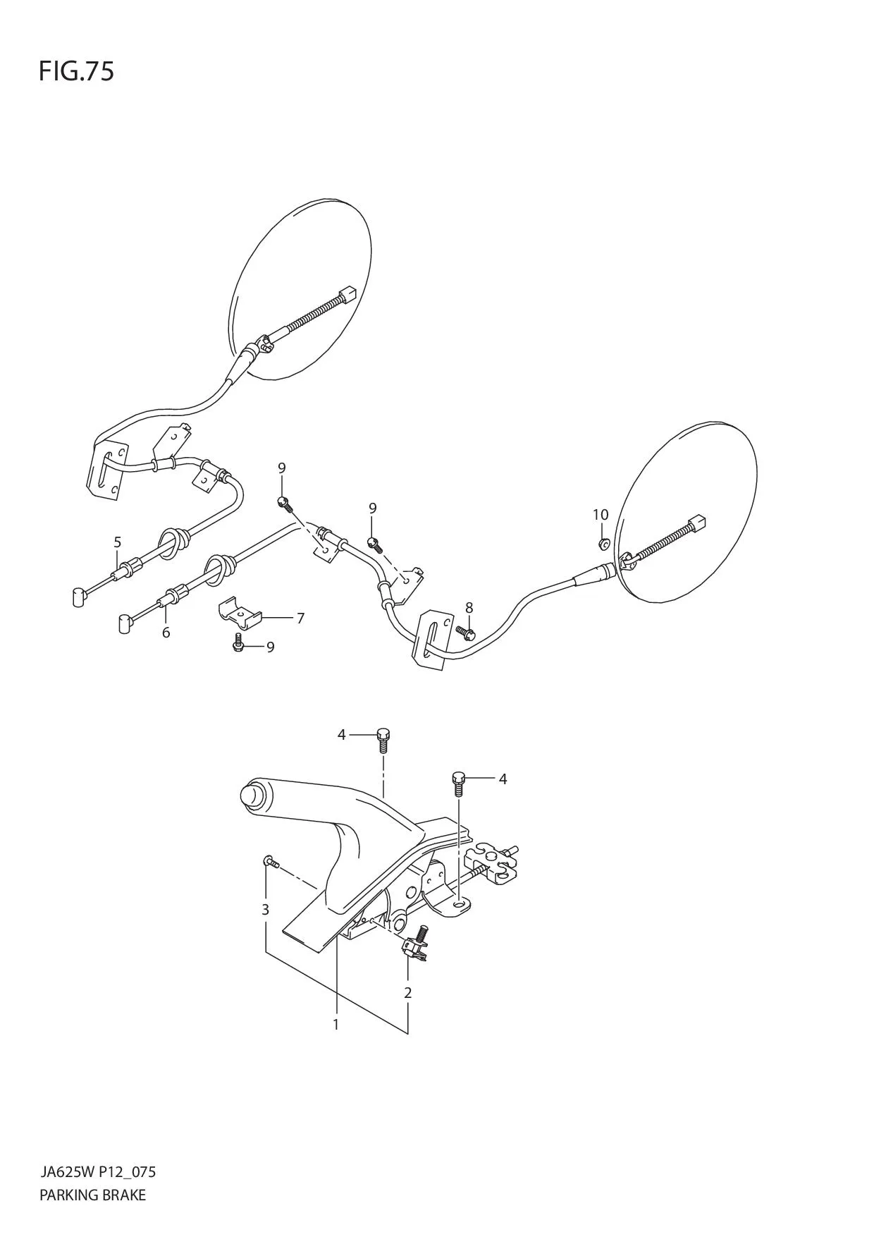 FIG.75 PARKING BRAKE