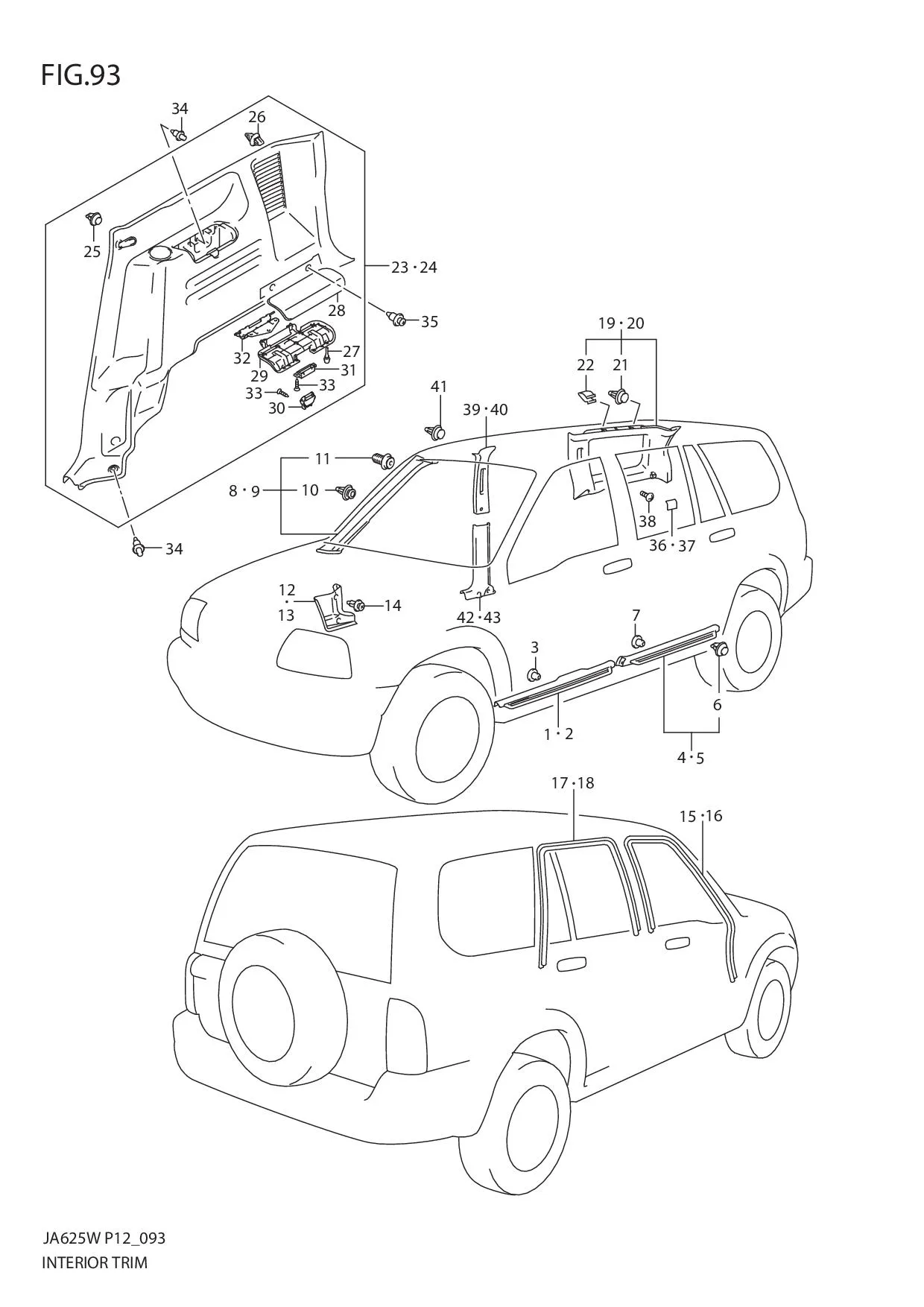FIG.93 INTERIOR TRIM