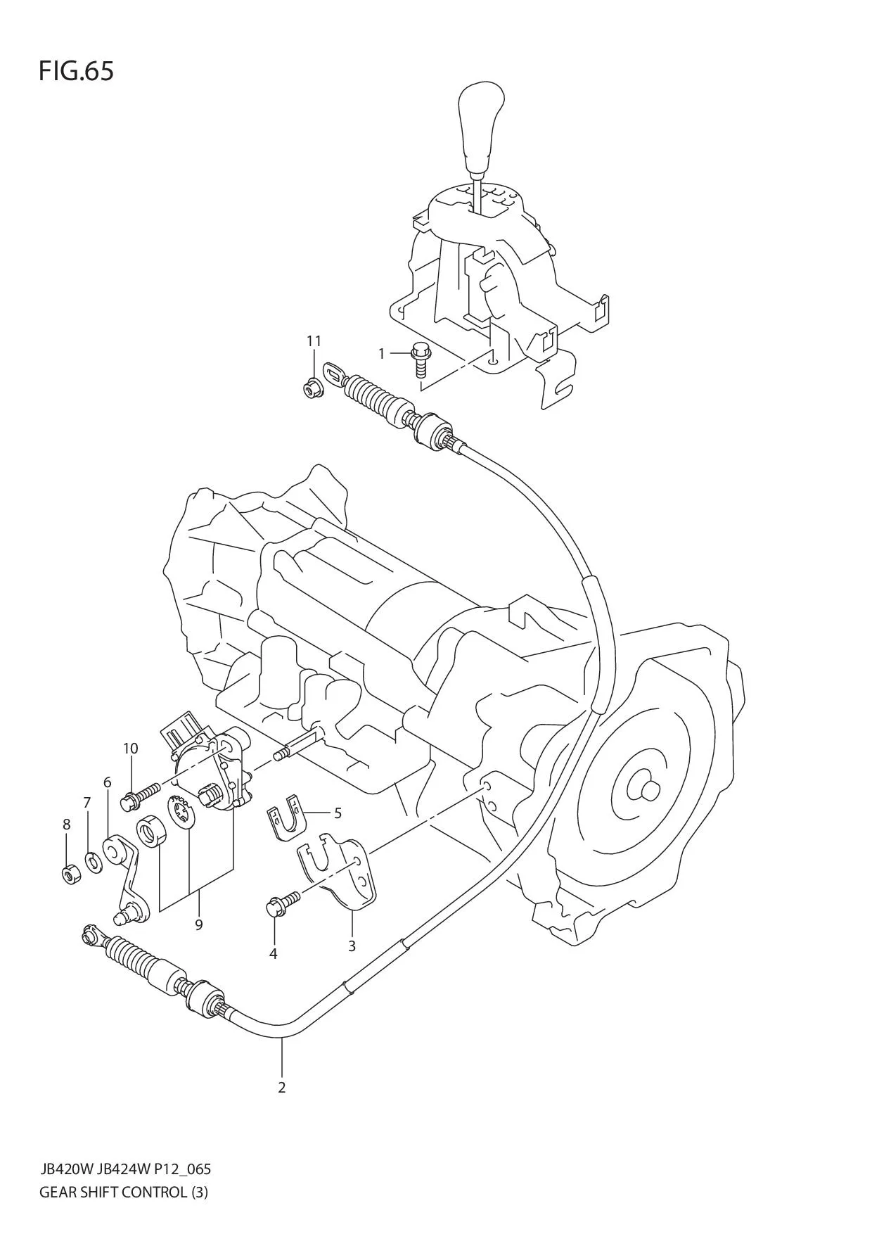 FIG.65 GEAR SHIFT CONTROL (3)