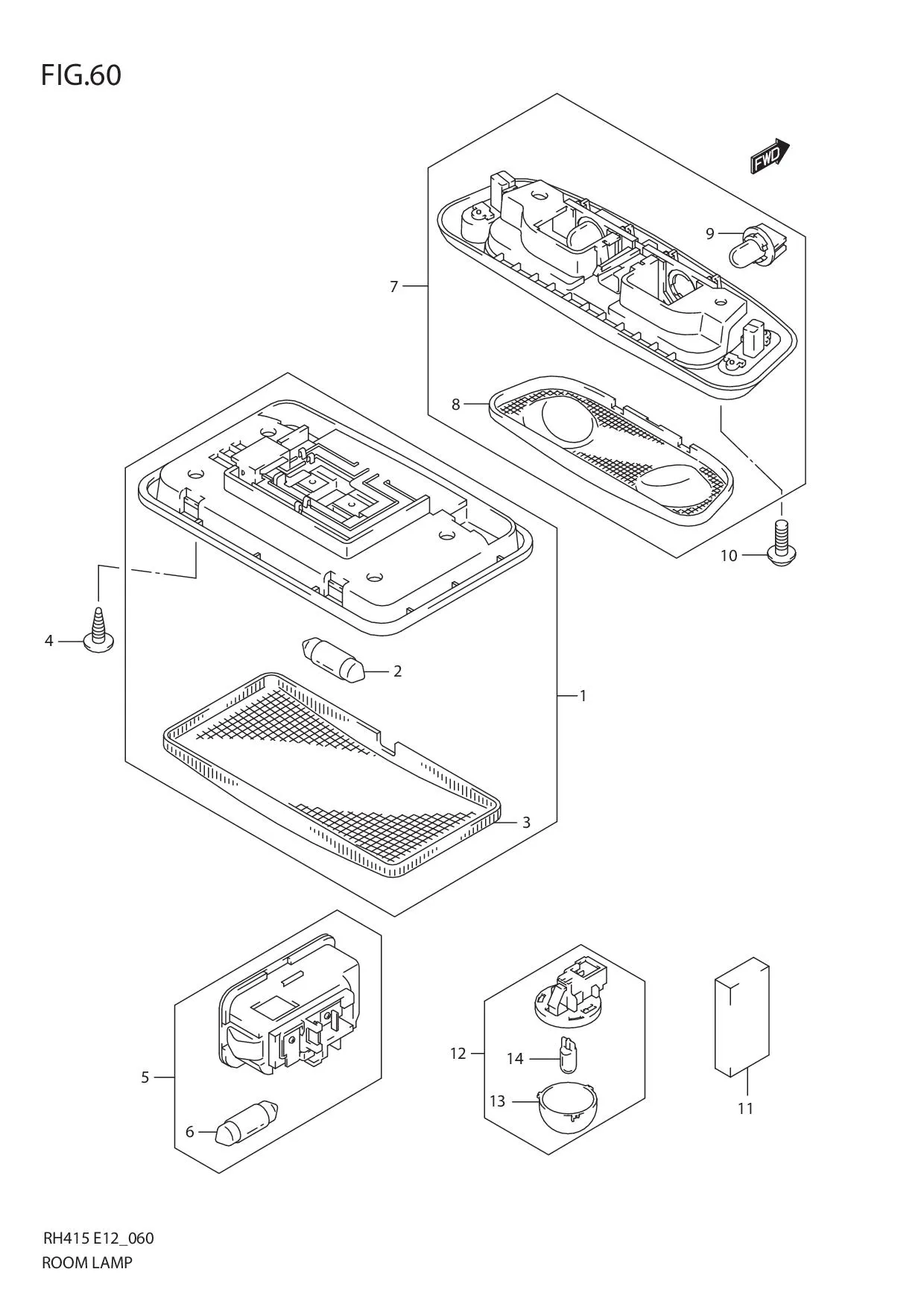 FIG.60 ROOM LAMP