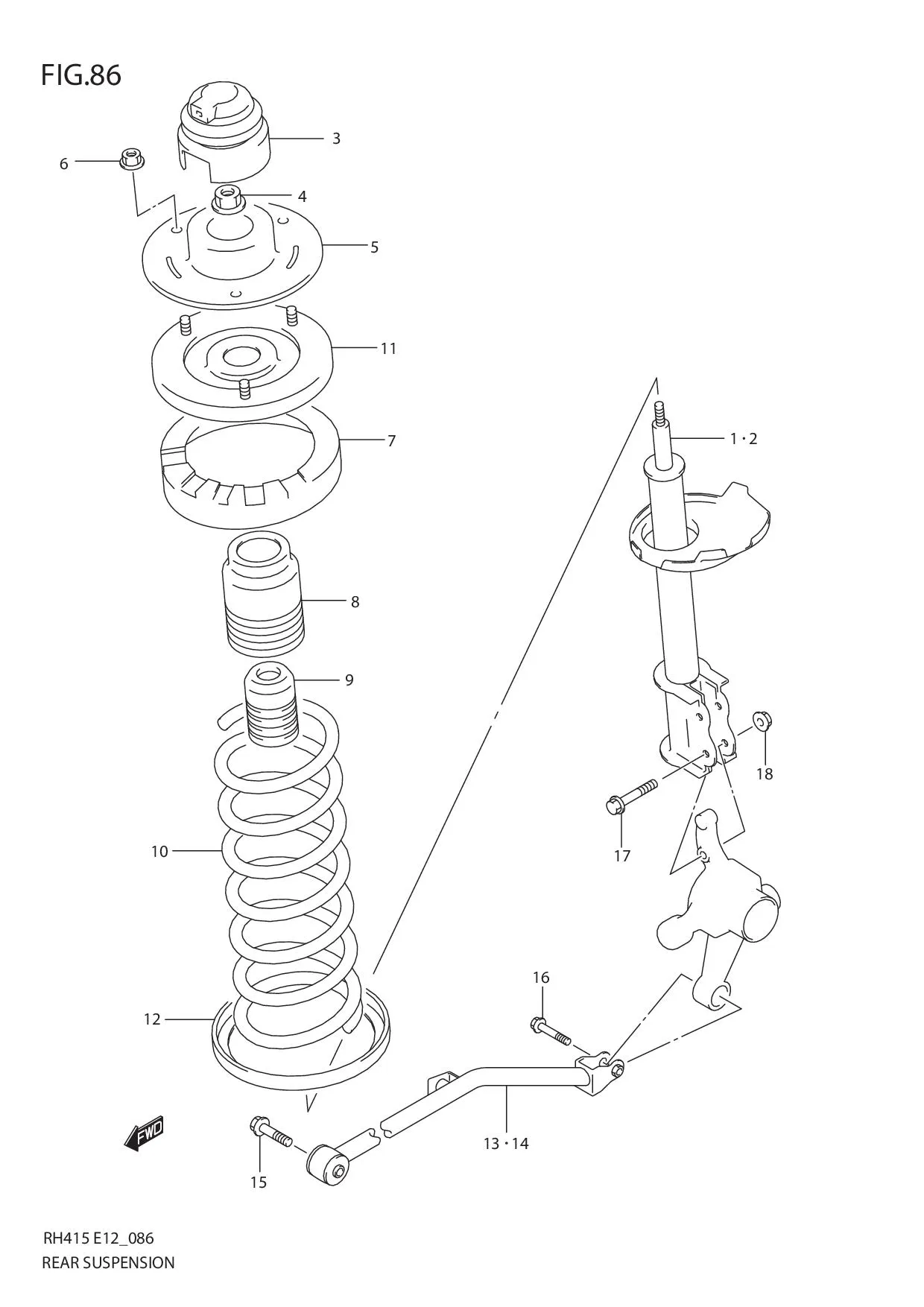 FIG.86 REAR SUSPENSION