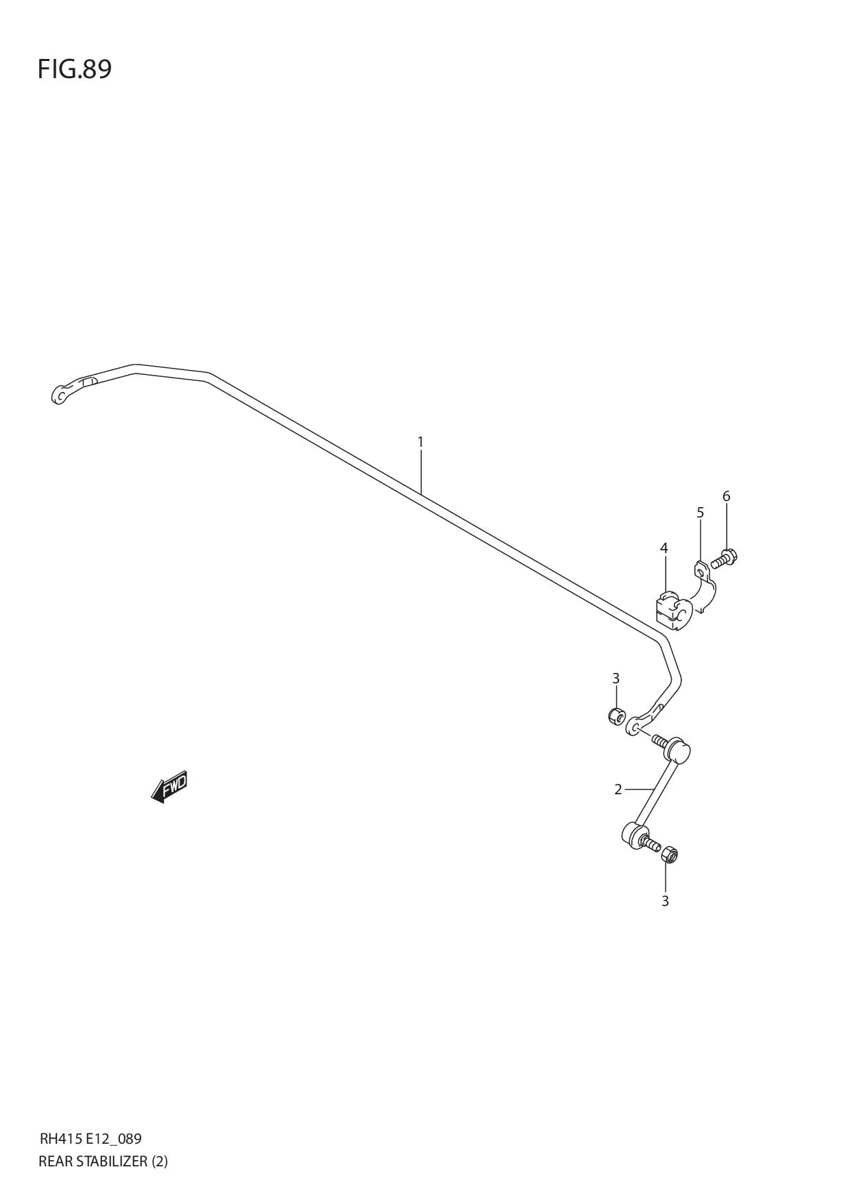 FIG.89 REAR STABILIZER (TYPE 2)
