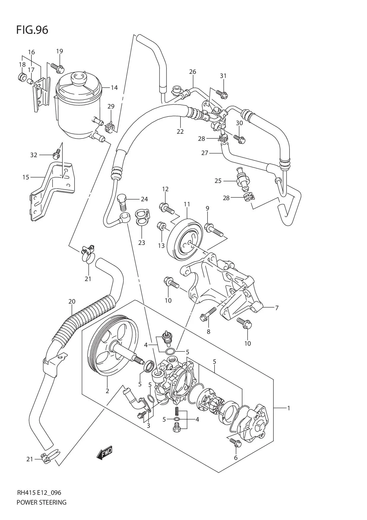 FIG.96 POWER STEERING