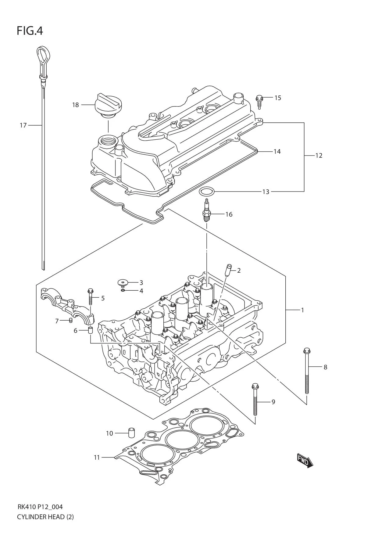 FIG.4 CYLINDER HEAD (2)